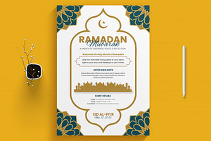 Modern Ramadan Flyer Design, a Flyer Template by MightyDesign