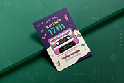 Modern Vintage Birthday Invitation, an Invitation Template by Fannan Studio (Thumbnail 2 of 2)