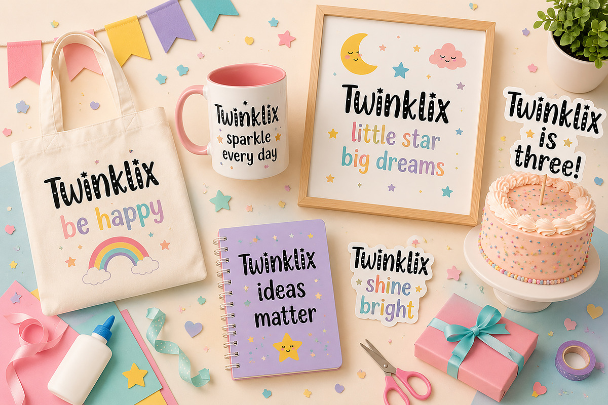 Twinklix, a Slab Serif Font by Wow Magic (Photo 2 of 4)
