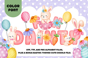 Fox Dainty Color Font, a Symbol Font by Fox7 By Rattana