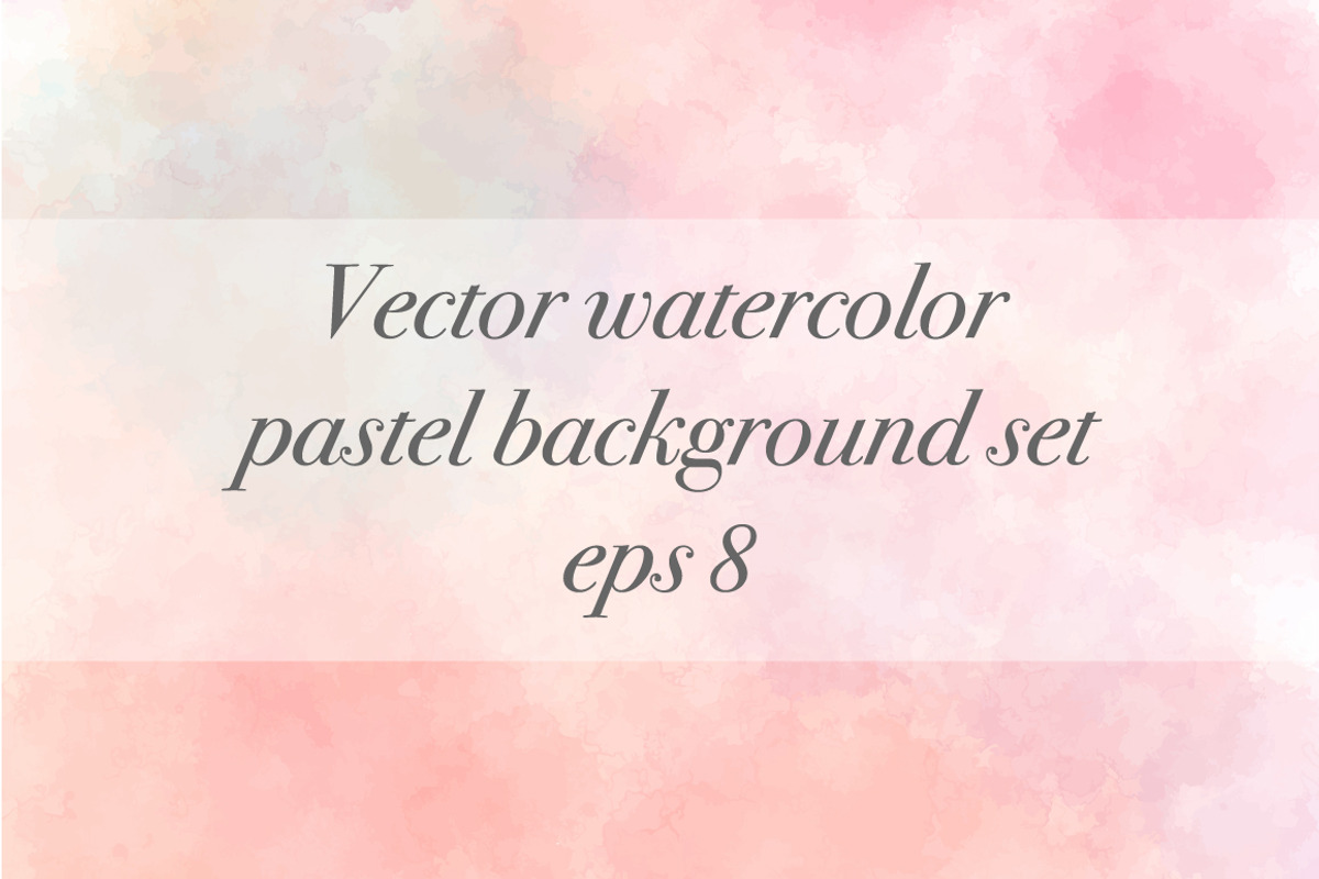 Vector watercolor background set, a Texture Graphic by Della_Liner (Photo 1 of 2)