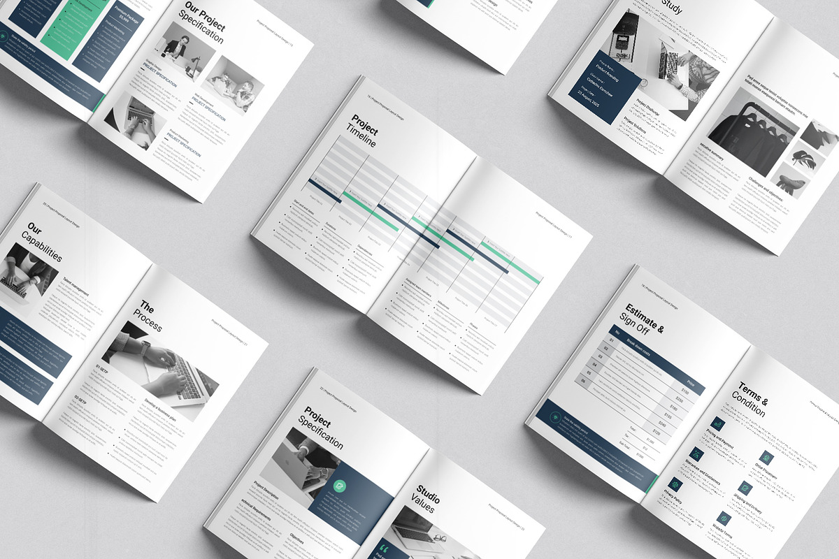 Project Proposal Template, a Brochure Template by DesignCrest (Photo 9 of 13)
