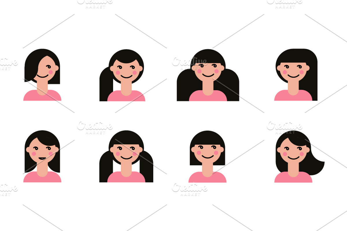16 cute girls, a Person Illustration by Mymlan Shop (Photo 2 of 2)