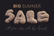 Rough Stone - 3D Lettering, a Graphic by MIIM (Thumbnail 5 of 7)