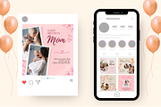 Happy Birthday Mom Templates, a Templates & Theme by TemplateCastleStore (Thumbnail 7 of 9)