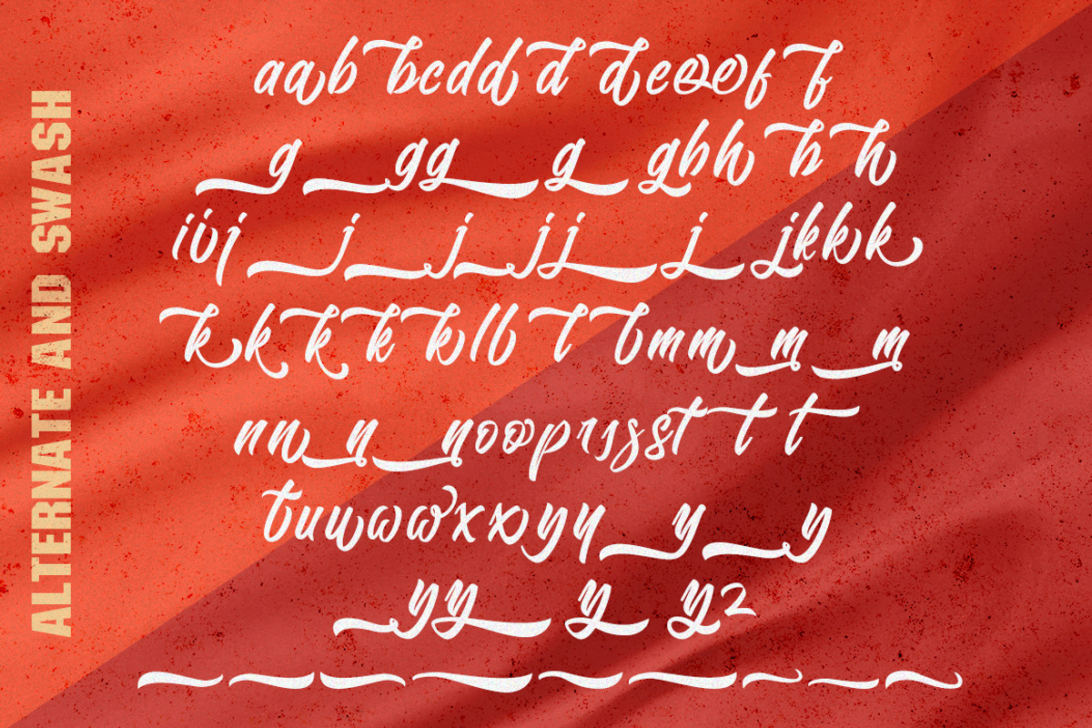 The Blangkon Script + Extra, a Script Font by Kotak Kuning Studio (Photo 10 of 14)