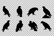 Perched Eagle Silhouette Pack, an Object Graphic by Artonix (Thumbnail 3 of 3)