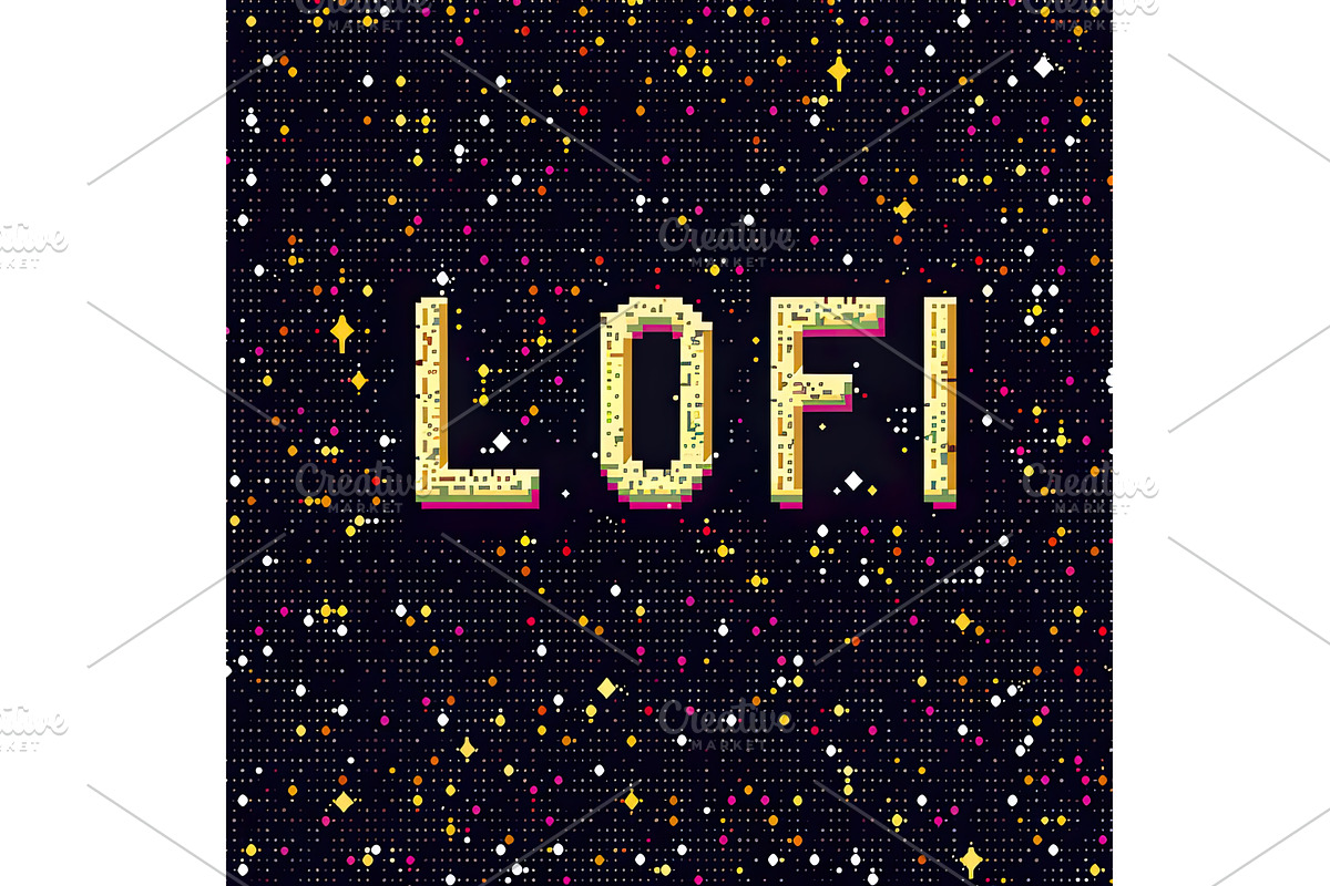 Pixel playlist cover art in space, an Illustration by Lermont51