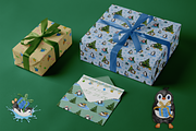 Penguin Winterland watercolor set, a Seasonal Illustration by Aurella Art (Thumbnail 12 of 17)