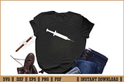 Medical Nurse Doctor Injection SVG, a Healthcare Illustration by Handy Arts Studio (Thumbnail 2 of 3)