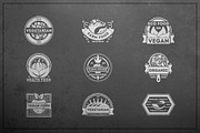 Vegan logo kit, a Branding & Logo Template by Alfazet Chronicles (Thumbnail 11 of 13)