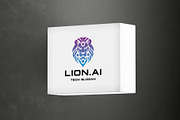Intelligent Ai and Digital Lion Logo, a Branding & Logo Template by Design_Planet (Thumbnail 2 of 2)