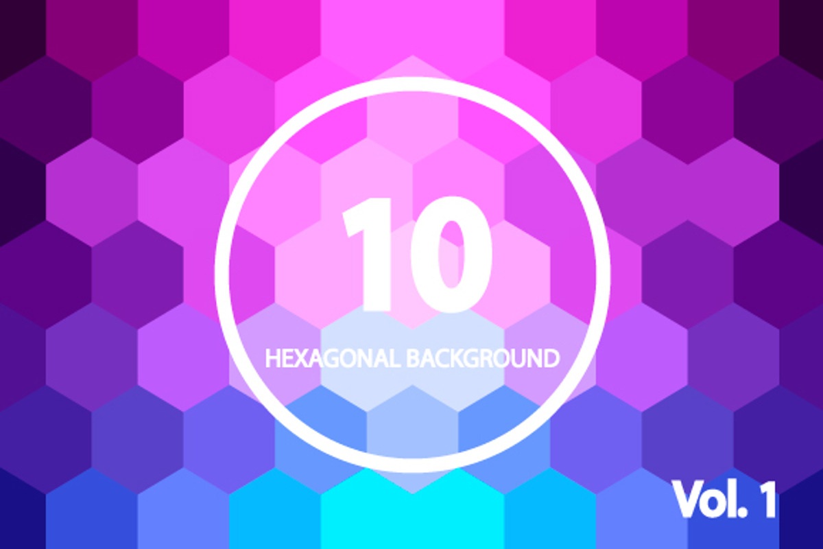 10 Hexagonal Backgrounds