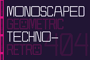Kubicore | Techno Retro Display, a Sans Serif Font by gracetype_studio (Thumbnail 4 of 12)