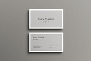 Elegant Minimal Business Card, a Business Card Template by Saman Osama (Thumbnail 2 of 5)