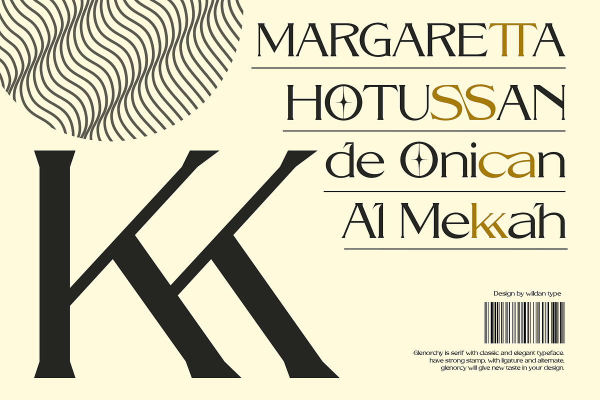 Glenorchy, a Serif Font by Wildan Type (Photo 4 of 8)