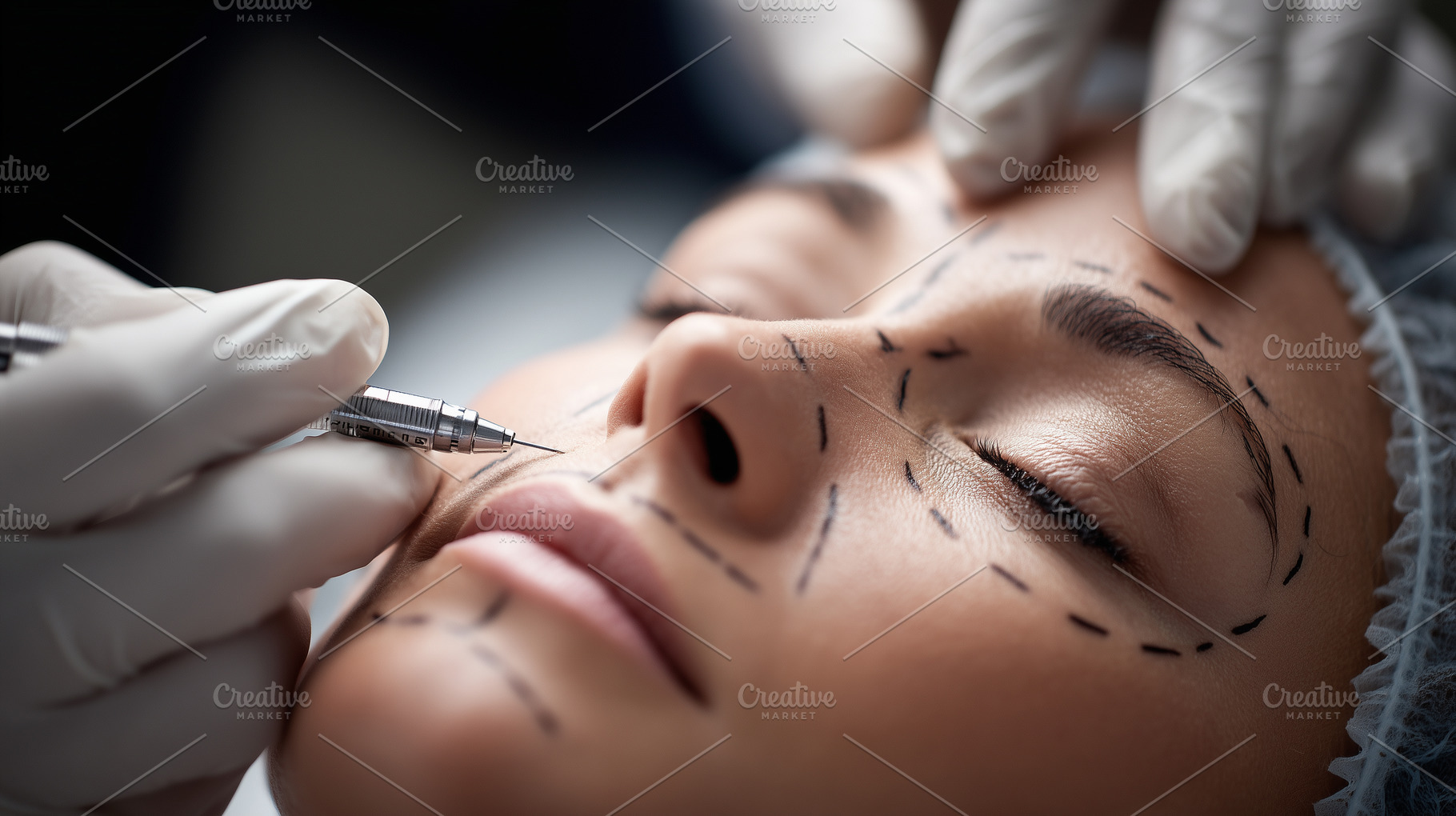 Close up of a woman undergoing, a Health & Medical Photo by MistyDay