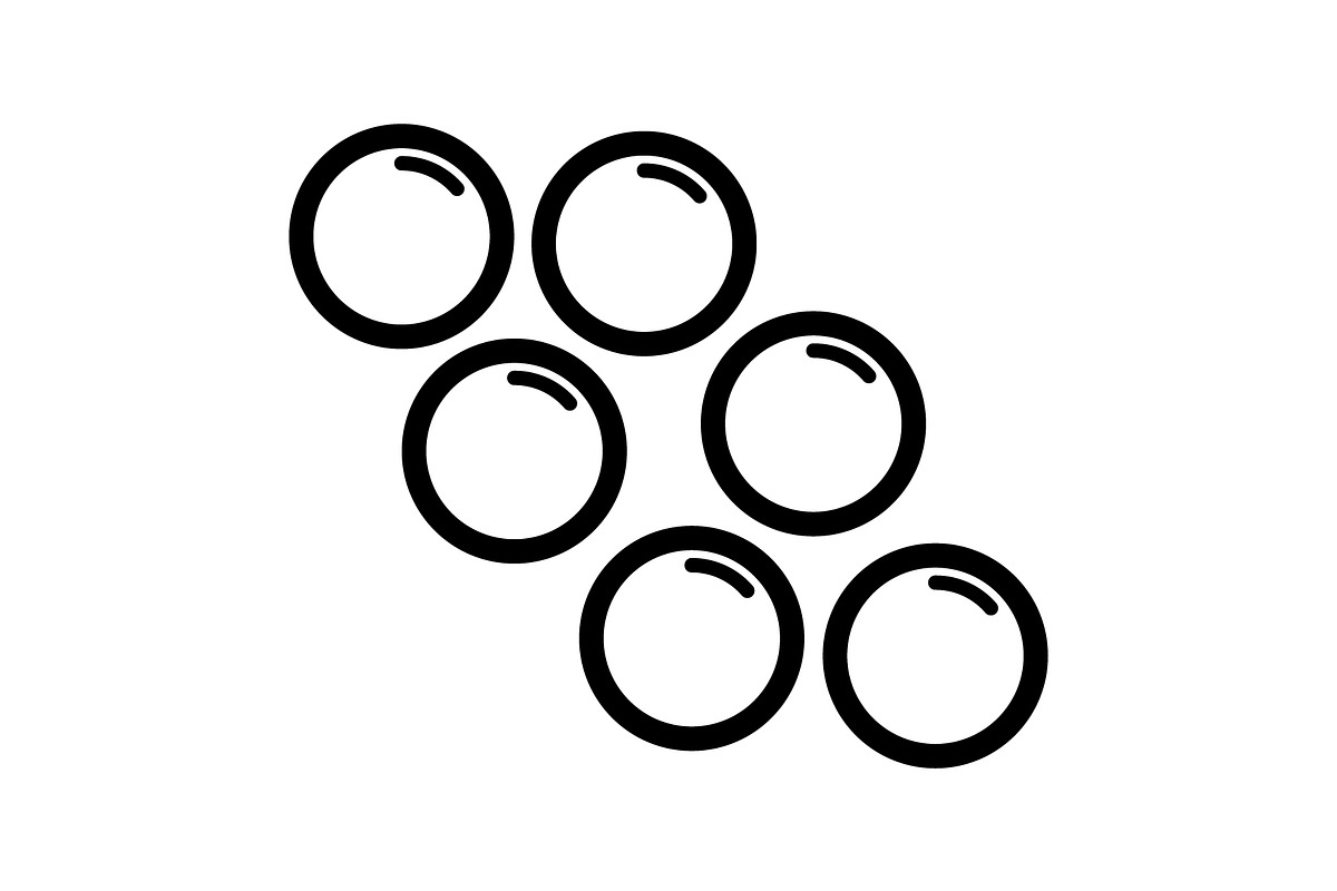 Bubble icon, an Outline Icon by Sumberpangan (Photo 5 of 5)