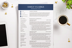 Modern Executive Resume CV Template