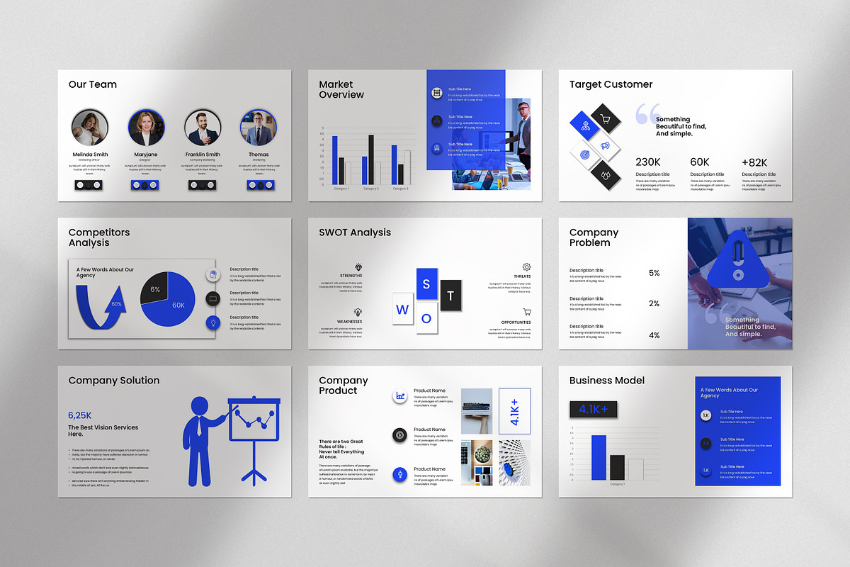 Business Plan Presentation Template, a Presentation Template by CreativexGenius (Photo 9 of 10)