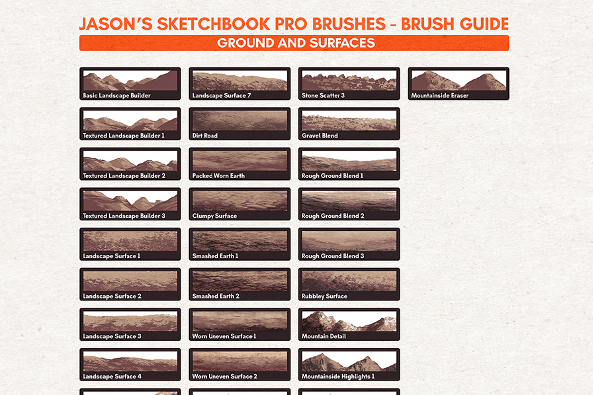Jason's Sketchbook Pro MEGA SET, a Brush Add-On by Jasons Brushes (Photo 14 of 16)