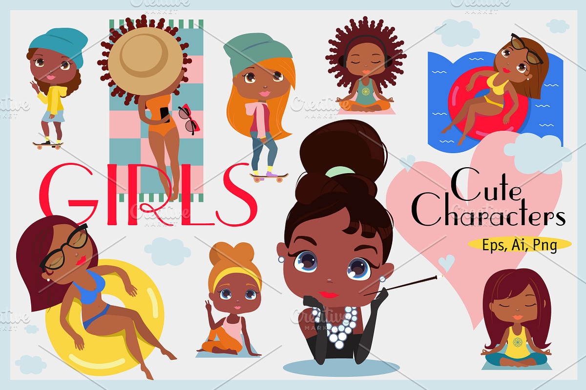 Girls Characters, a Person Illustration by Alena (Photo 1 of 2)