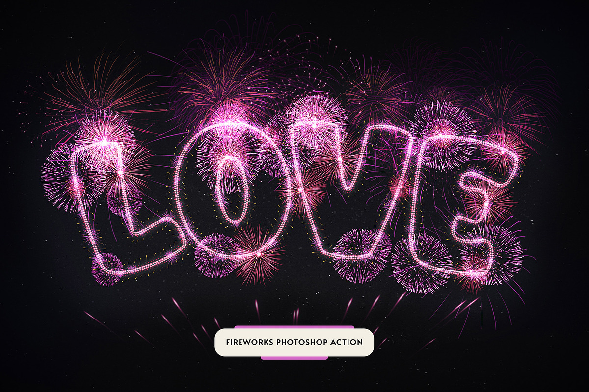 Fireworks Photoshop Action, an Action Add-On by Andrew Skoch Design (Photo 4 of 6)