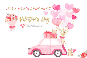 Valentines Day Planner Cliparts