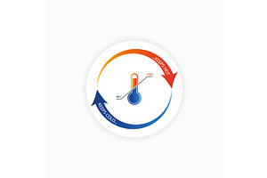 Climate control regulator, a Technology Illustration by Vector Creator