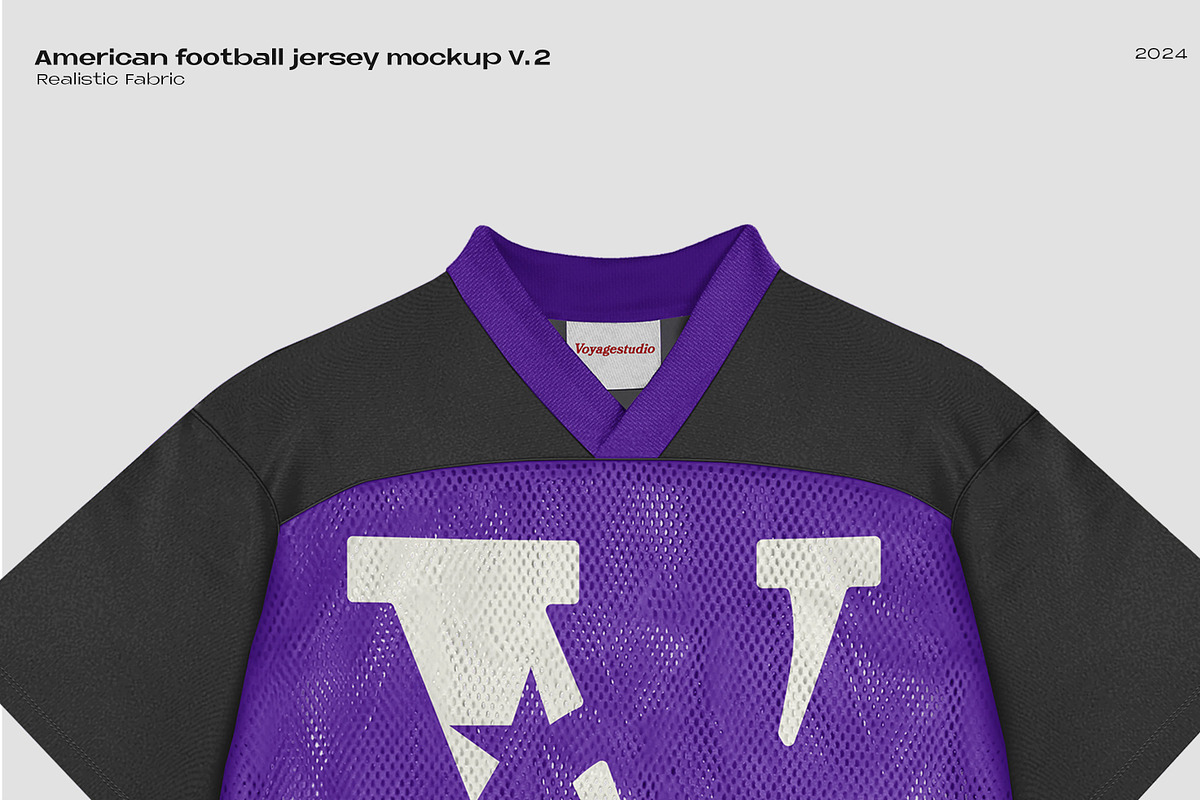 Nfl american football jersey mockup, a Shirt Mockup by Voyage Studio (Photo 2 of 3)