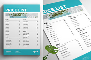 Price List Flyer, a Flyer Template by Aarley Kaiven