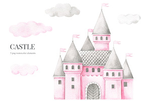 Watercolor Castle