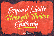 High Recoil - Handwritten Brush Font, a Script Font by Letterhend Studio (Thumbnail 3 of 10)