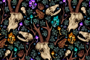 Spellbound Forest Pattern, a Pattern Graphic by GreyLilac (Thumbnail 2 of 8)