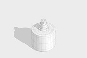 50ml Perfume Glass Bottle 3D Model, an Object 3D Model by Akebareee (Thumbnail 5 of 11)
