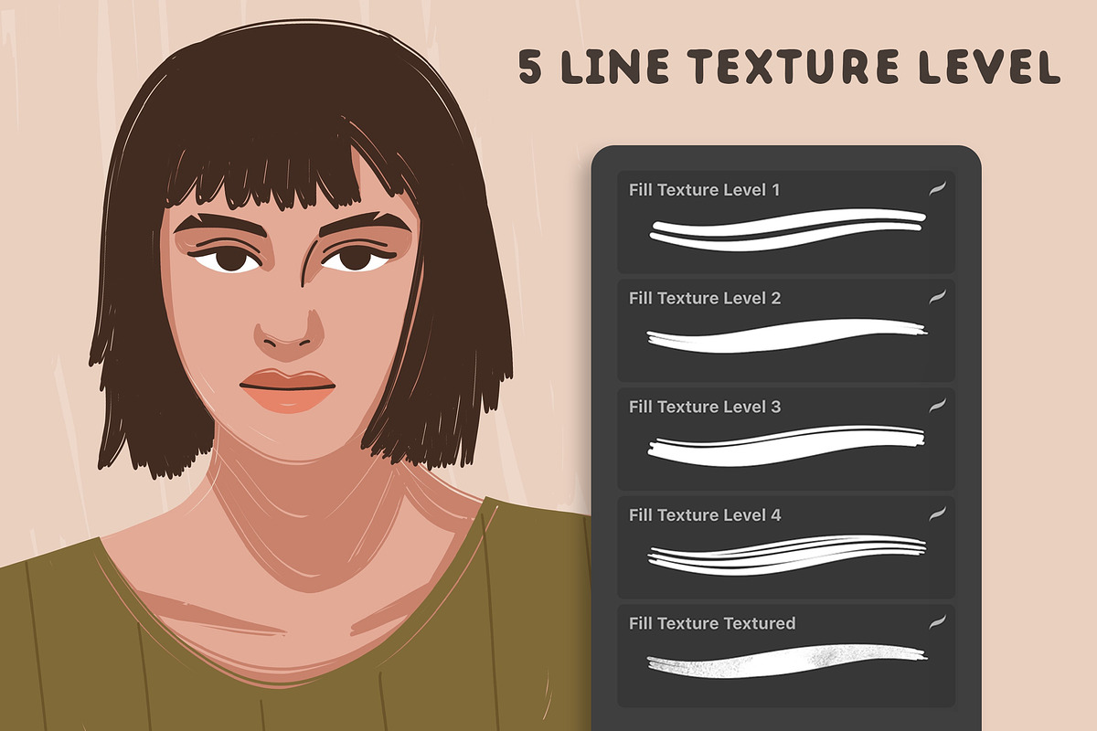 FeminiBrush - Procreate Brushes, a Brush Add-On by Nurmiftah (Photo 3 of 8)
