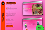 Premium Squarespace Template - NEON, a Squarespace Template by dunagency (Thumbnail 2 of 6)