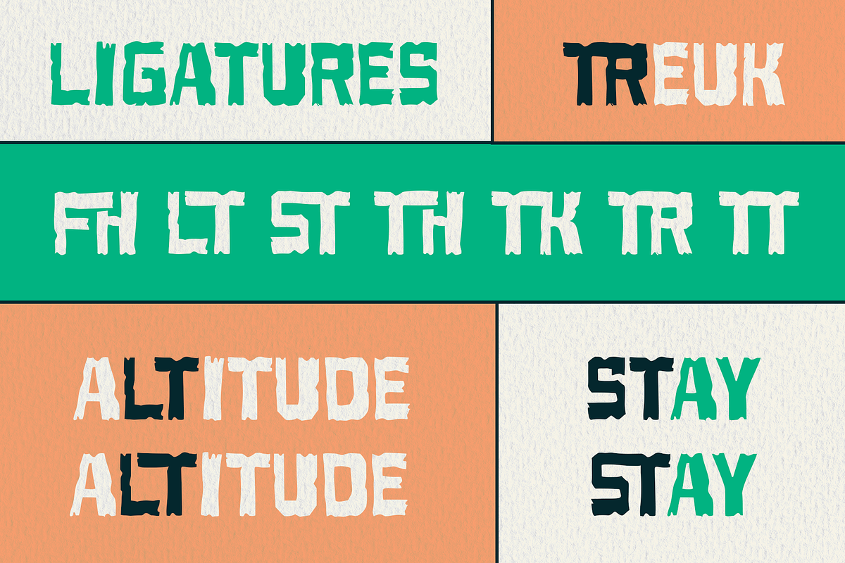 Treuk – Grunge Vintage Font, a Sans Serif Font by Tiptop Graphic (Photo 8 of 8)