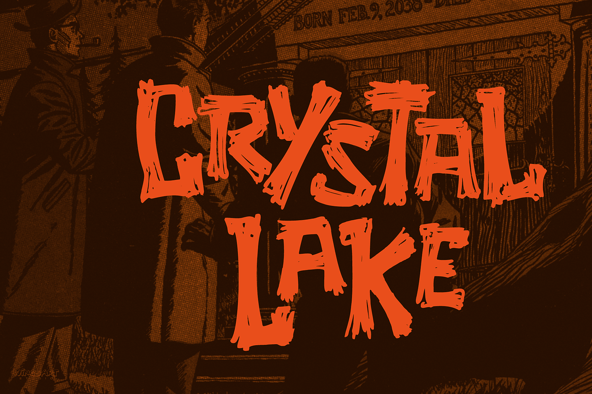 Hatchet Job - A Halloween Brush Font, a Font by Wingsart Studio (Photo 10 of 15)