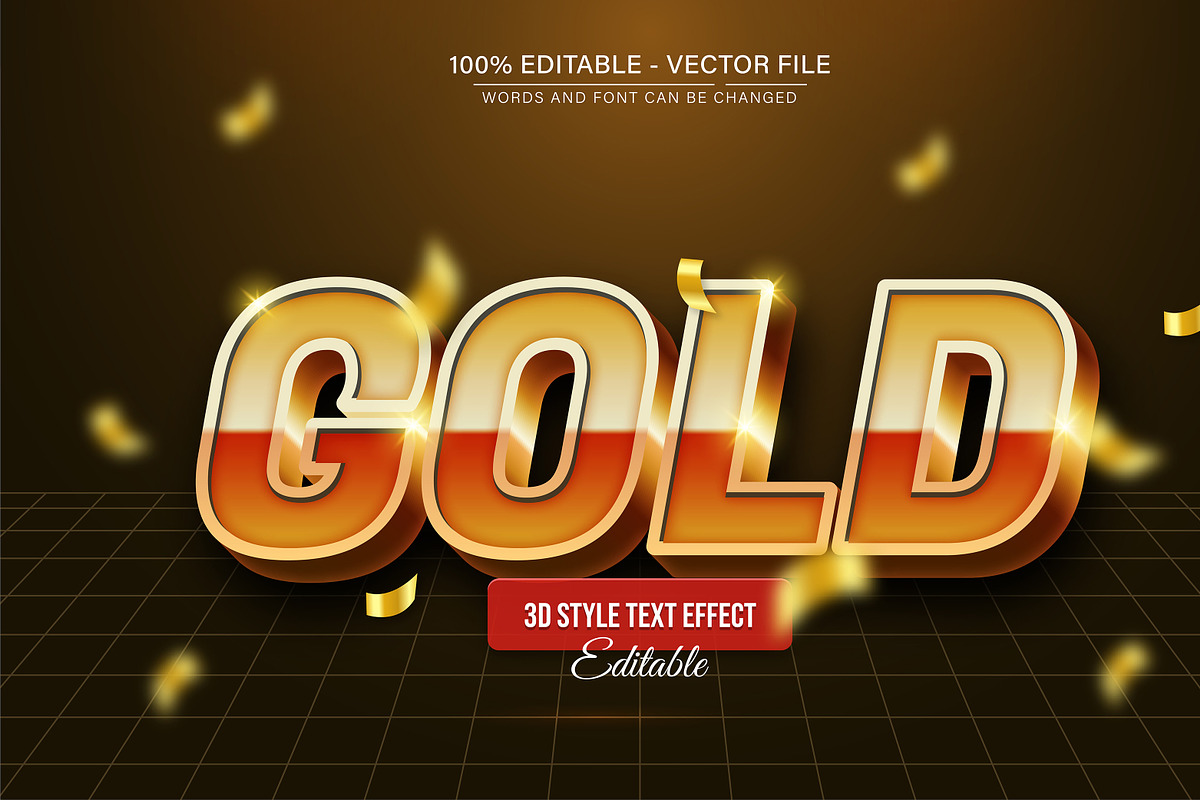3D Text Effects Collection Vol 30, a Graphic by Aglonemadesign (Photo 2 of 9)