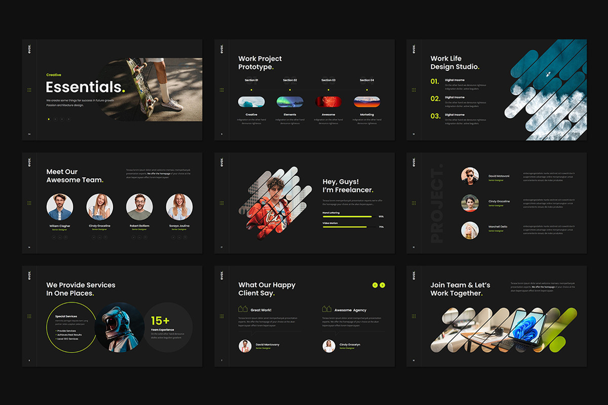 Evox Powerpoint Template Design, a Presentation Template by Rocketstill (Photo 3 of 6)