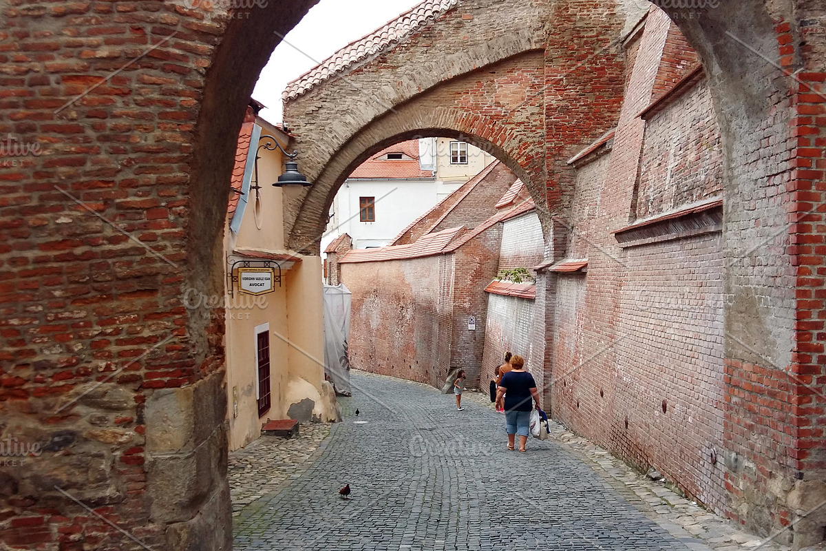 Street in Sibiu, Romania, an Architecture Photo by rebekka_ivacson (Photo 2 of 2)