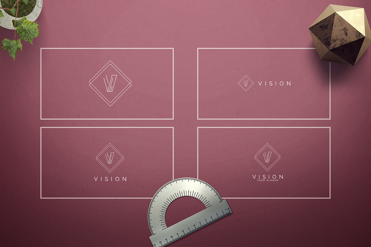 Geometric Letters and Logo Designs, a Branding & Logo Template by VP Fonts (Photo 23 of 28)