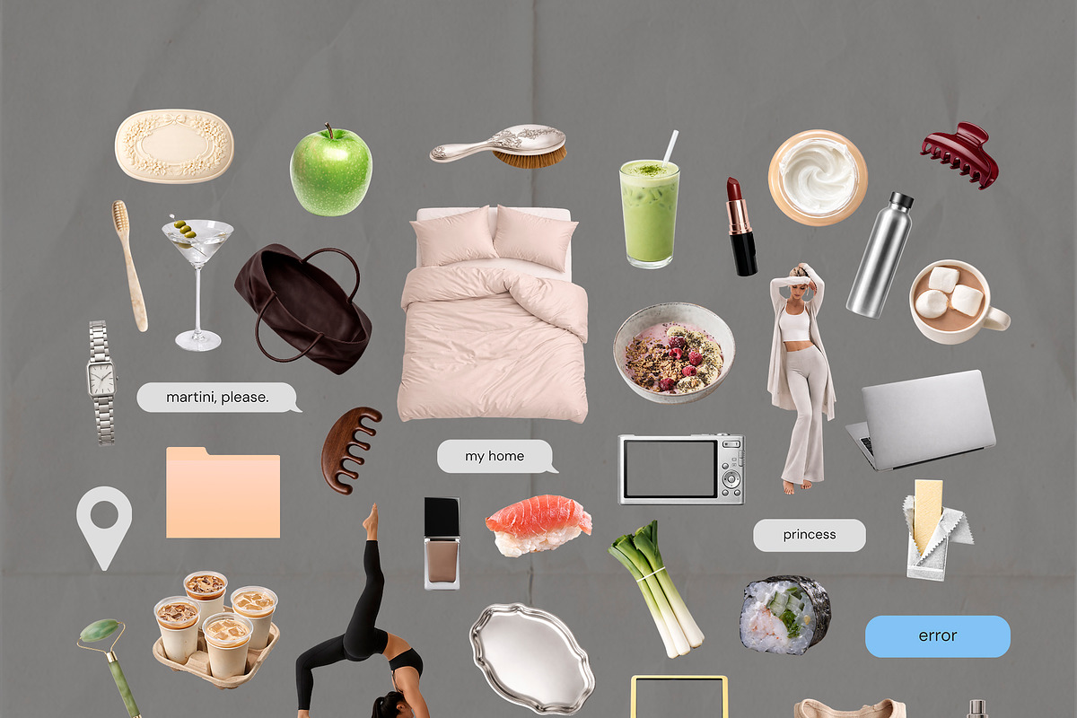 Personality Core Collage Pack, an Object Graphic by Lidberia