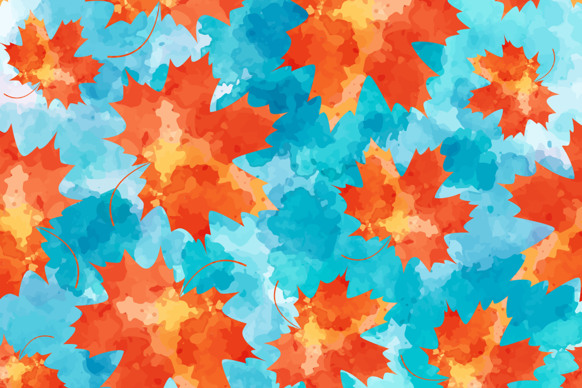 Set of autumn leaves+patterns., a Decorative Illustration by Della_Liner (Photo 7 of 8)