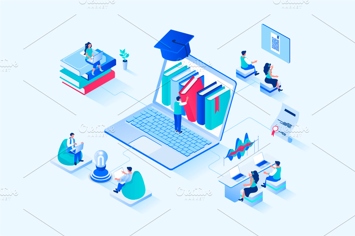 Isometric Web Illustrations, a Templates & Theme by alexdndz (Photo 22 of 31)