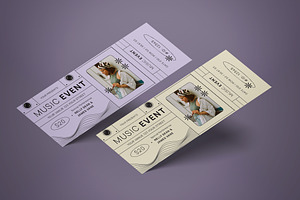 Ticket Event Music, a Card Template by graphicook