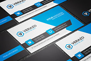 Modern Corporate Business Card, a Business Card Template by Verazo (Thumbnail 3 of 3)