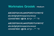 Workmates Modern Grotesk Family Font, a Sans Serif Font by UICreative (Thumbnail 8 of 13)