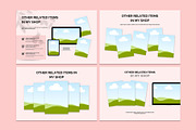 Canva mockup templates, a Stationery Template by LaxmiOwl (Thumbnail 4 of 5)